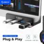 חיבור שולחני למסכים עם 4 USB 3